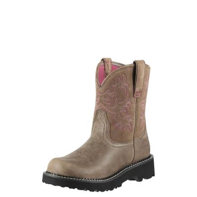 Ariat Western: Fatbaby Botas Western Mujer - Kaki (SXJTH4031)